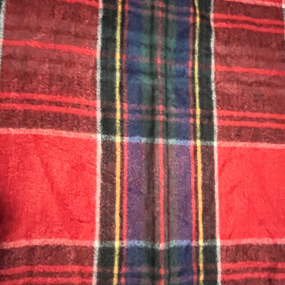 NEW Style & Co. Red, White and Black Plaid Scarf - Picture 6 of 7